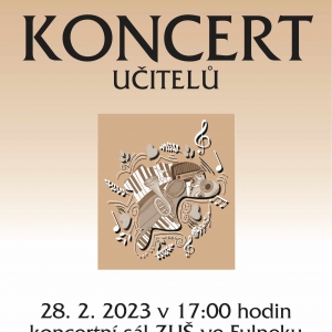 Koncert učitelů  / Příspěvek
