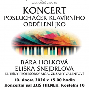 Koncert posluchaček klavírního oddělení JKO / Příspěvek