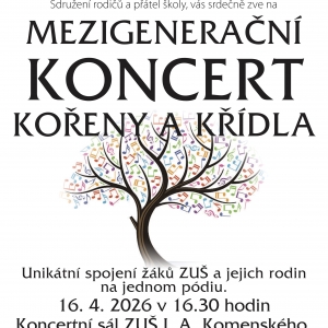 Mezigenerační koncert Kořeny a křídla / Příspěvek