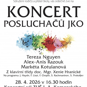 Koncert posluchačů JKO / Příspěvek